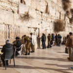 People praying at the Western Wall in Jerusalem
