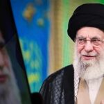 Vengeful Son Rises: Iran’s Radical Path A political leader giving a speech with a blurred image in the foreground