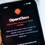 China’s AI Blitz: Economic Boom or Security Bust? Close-up of a smartphone displaying the OpenClaw app interface
