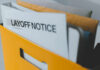 Media Bloodbath Or Spin? Daily Wire Drama A yellow folder containing a layoff notice and other documents