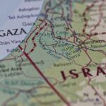 Netanyahu’s Power Play Escalates Map close-up of Gaza and southern Israel