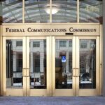 FCC Smackdown Looms For The View Federal Communications Commission building entrance with gold doors