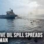 Oil Spill Off Oman From Tanker Under Sanctions Against Russia Spreads Over Huge Area