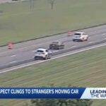 Highway Horror: Suspect Latches Onto SUV Shoplifting suspect clings to moving car during police chase in Ohio