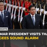 Dictator’s VIP Welcome Stuns Bangkok Myanmar refugees fear return as President Min Aung Hlaing visits Thailand