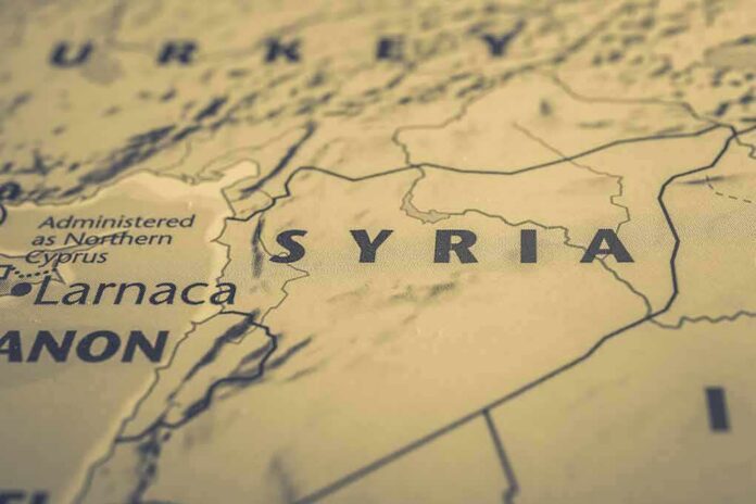 shutterstock_1061143019 Map close-up of Syria and surrounding regions