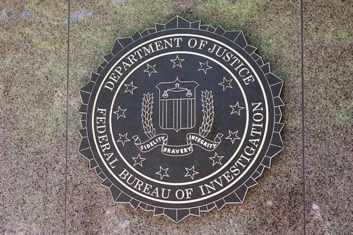 shutterstock_205595632 FBI seal mounted on a stone wall