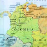 Havana Standoff Escalates — Talks Or Strike? Map of Colombia with cities and neighboring countries