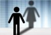 Mike Lee Moves To Halt Child Transition Research male stick figure with female shadow