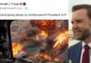 Vance defends Trump's AI post of Kharg Island bombing: "he's sending a message to the Iranians"