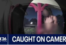 DoorDash Meltdown: Naked At The Door CAUGHT ON CAMERA: Naked DoorDash driver caught on camera delivering food