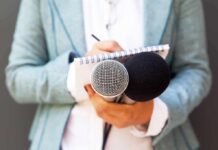 Press Lockout – Selective Access Fury Erupts In Minneapolis Journalist holding microphones and notepad