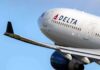In-Flight Chaos, Hospital Clash – Blair Charged Delta Air Lines commercial jet ascending with wing and engine visible