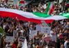 Protesters Branded ‘Terrorists’ – IRGC Opens Fire On Its Own Protest crowd with flags and signs; Seyed Ebrahim Raisi, La Parka, Brian Robiskie, Philly Brown, Miguel Francisco Barragán Andrade present